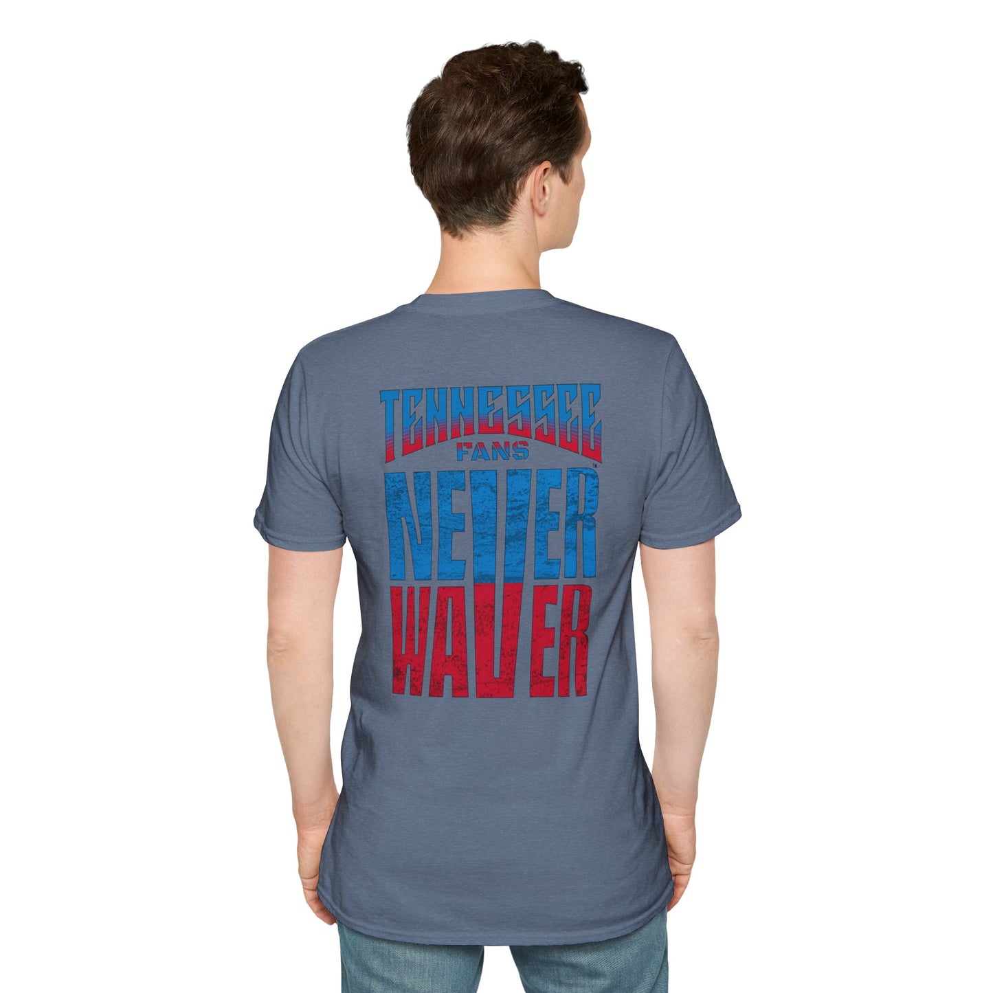 Tennessee Fans Never Waver Unisex Softstyle T-Shirt - Never Waver