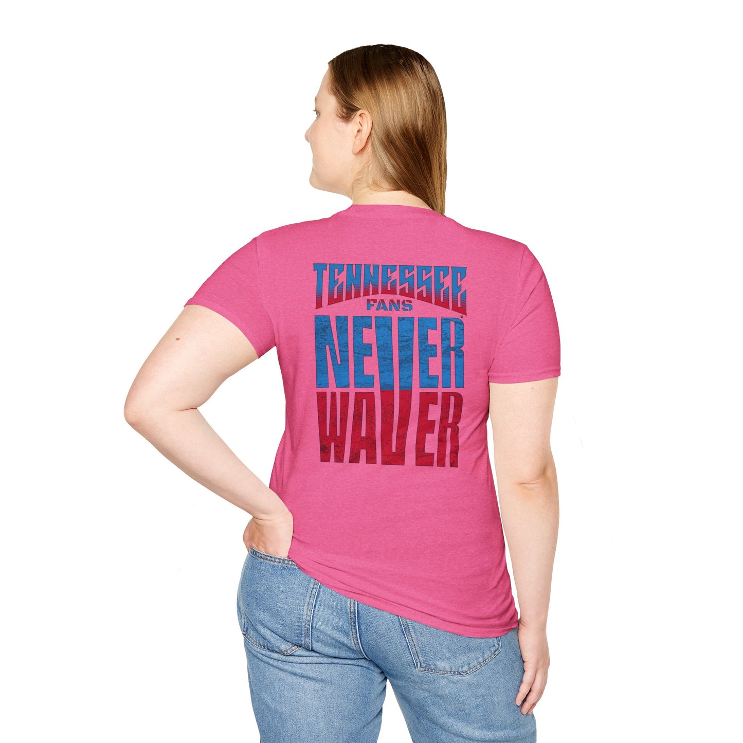Tennessee Fans Never Waver Unisex Softstyle T-Shirt - Never Waver