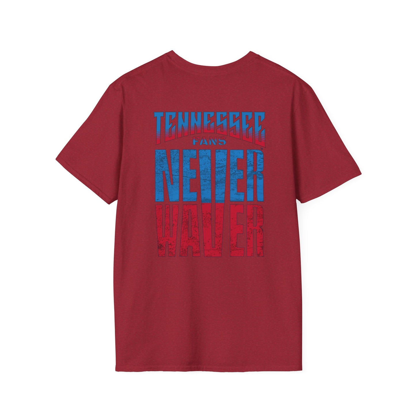 Tennessee Fans Never Waver Unisex Softstyle T-Shirt - Never Waver