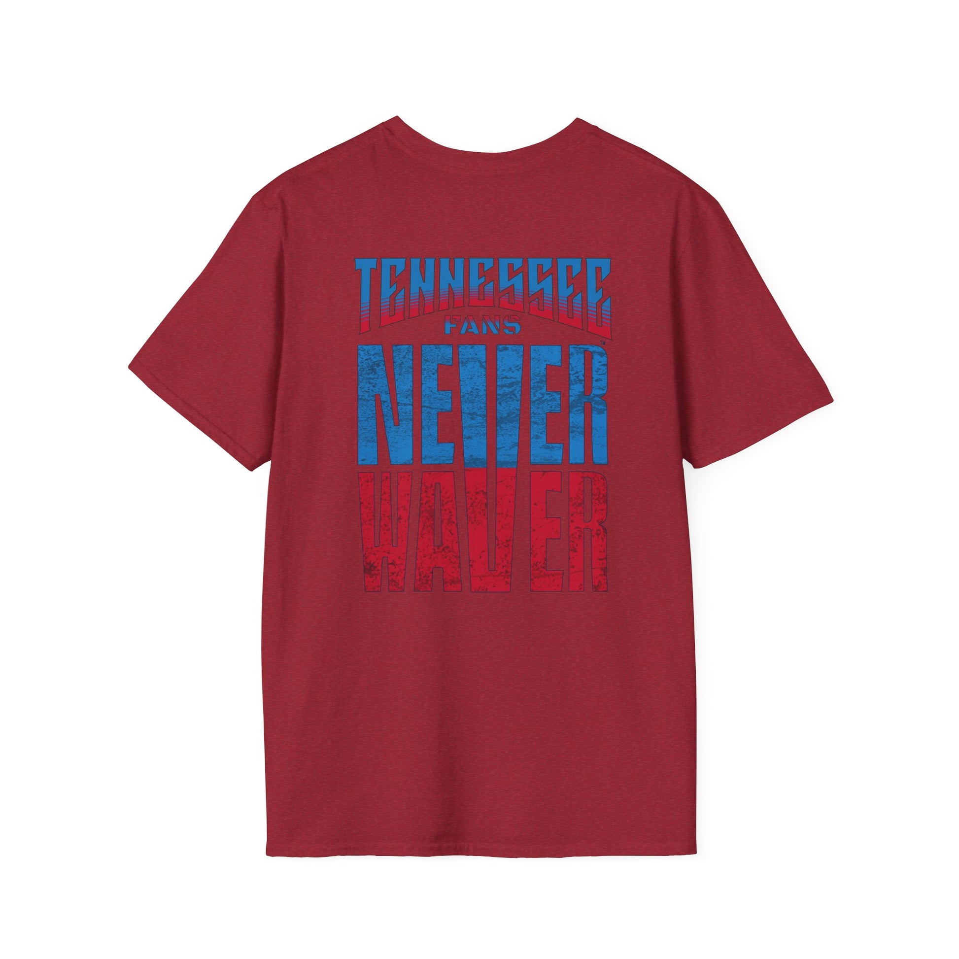 Tennessee Fans Never Waver Unisex Softstyle T-Shirt - Never Waver