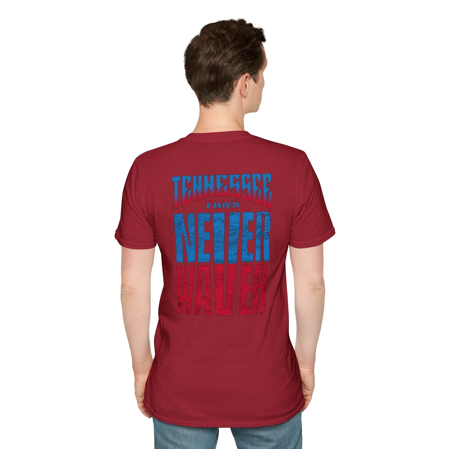 Tennessee Fans Never Waver Unisex Softstyle T-Shirt - Never Waver