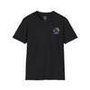 True Americans Never Waver They Always Back The Blue Unisex Softstyle T-Shirt - Never Waver