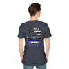 True Americans Never Waver They Always Back The Blue Unisex Softstyle T-Shirt - Never Waver