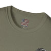 True Americans Never Waver They Always Back The Blue Unisex Softstyle T-Shirt - Never Waver