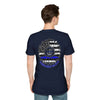 True Americans Never Waver They Always Back The Blue Unisex Softstyle T-Shirt - Never Waver