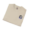 True Americans Never Waver They Always Back The Blue Unisex Softstyle T-Shirt - Never Waver