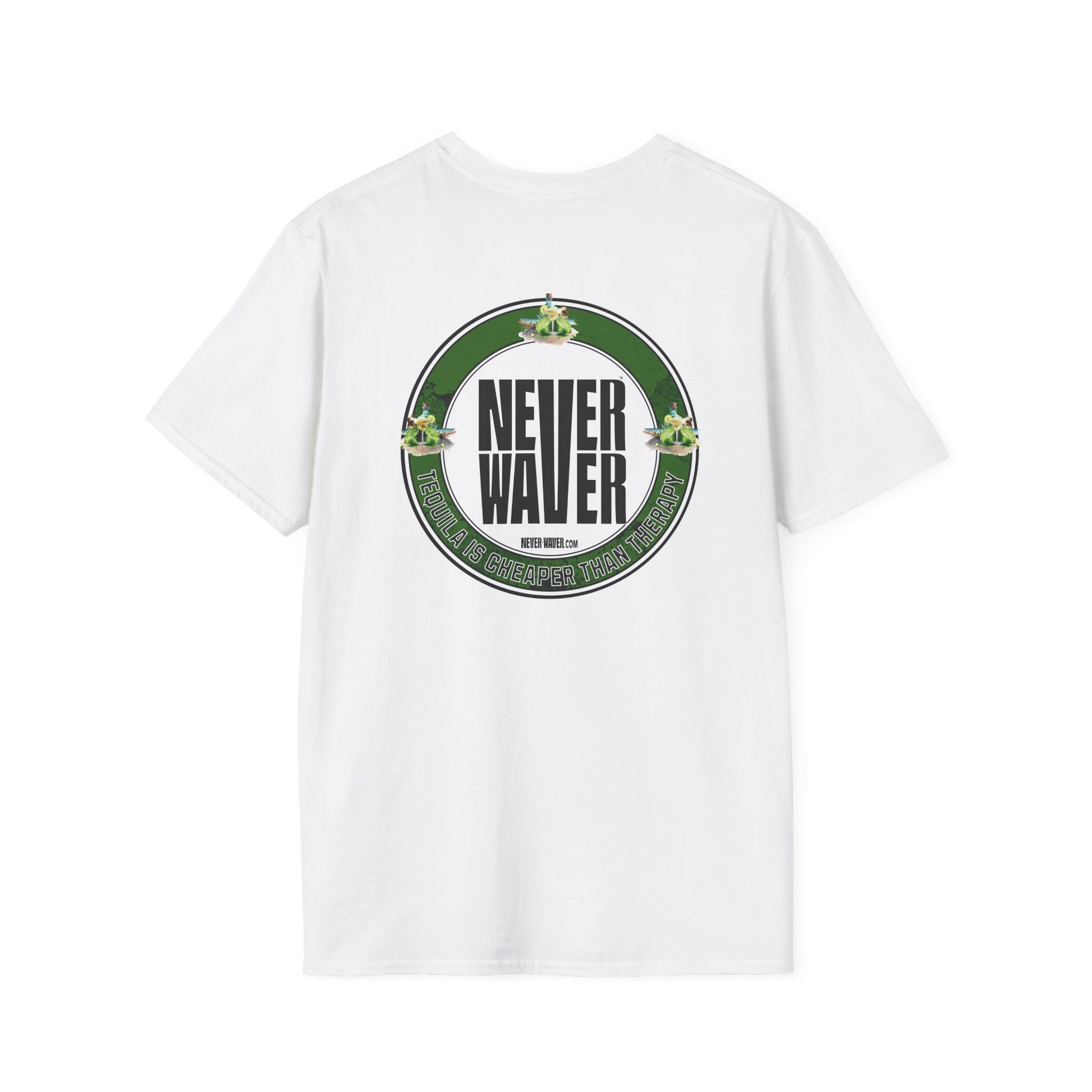 Funny Tequila Therapy Unisex T-Shirt - Never Waver
