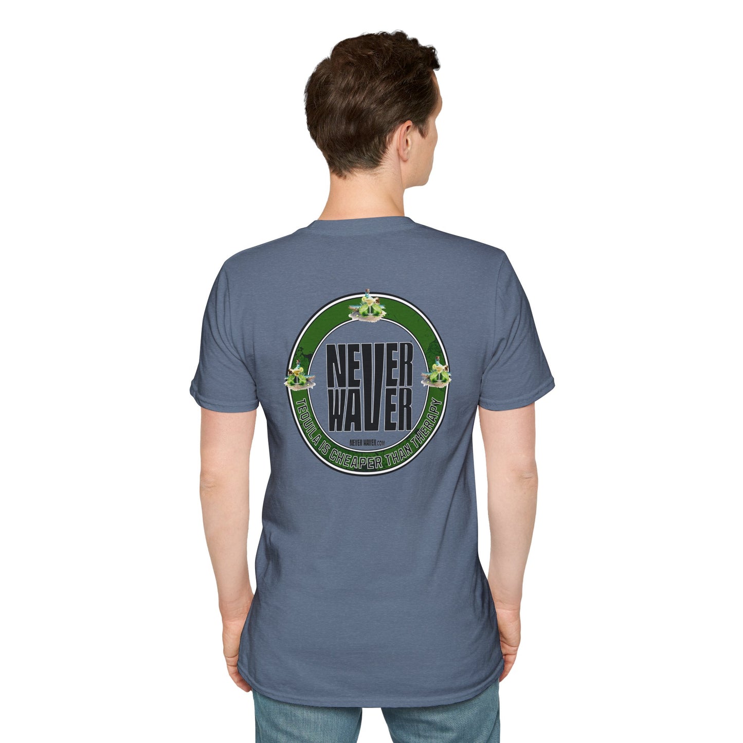 Funny Tequila Therapy Unisex T-Shirt - Never Waver