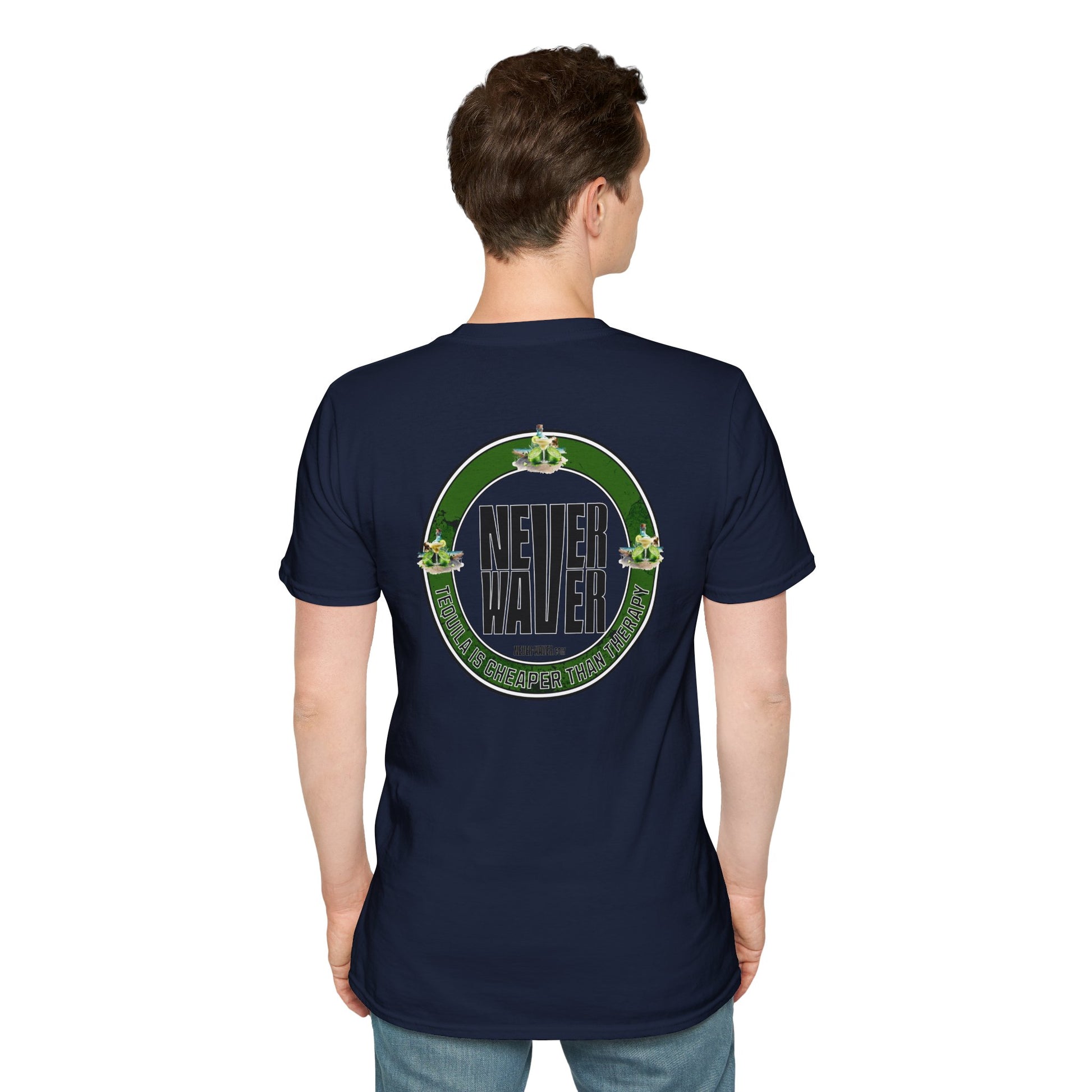 Funny Tequila Therapy Unisex T-Shirt - Never Waver