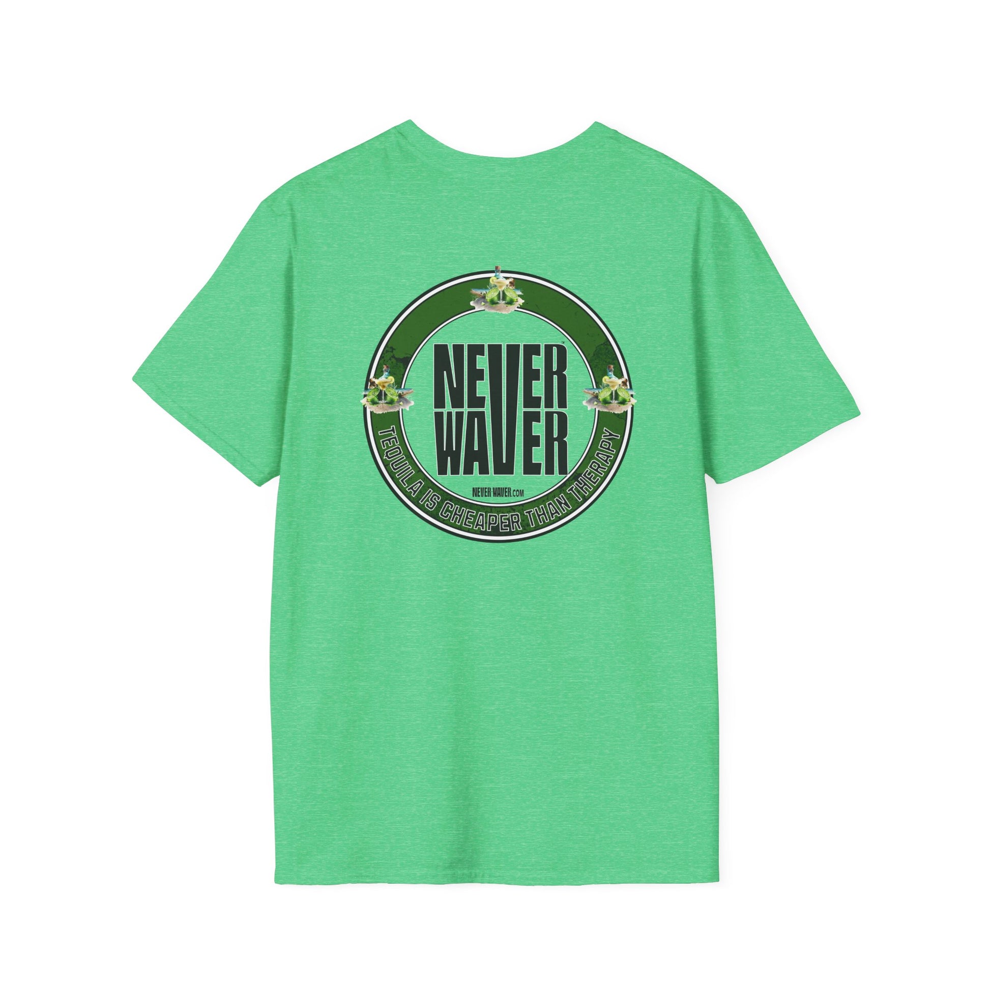 Funny Tequila Therapy Unisex T-Shirt - Never Waver