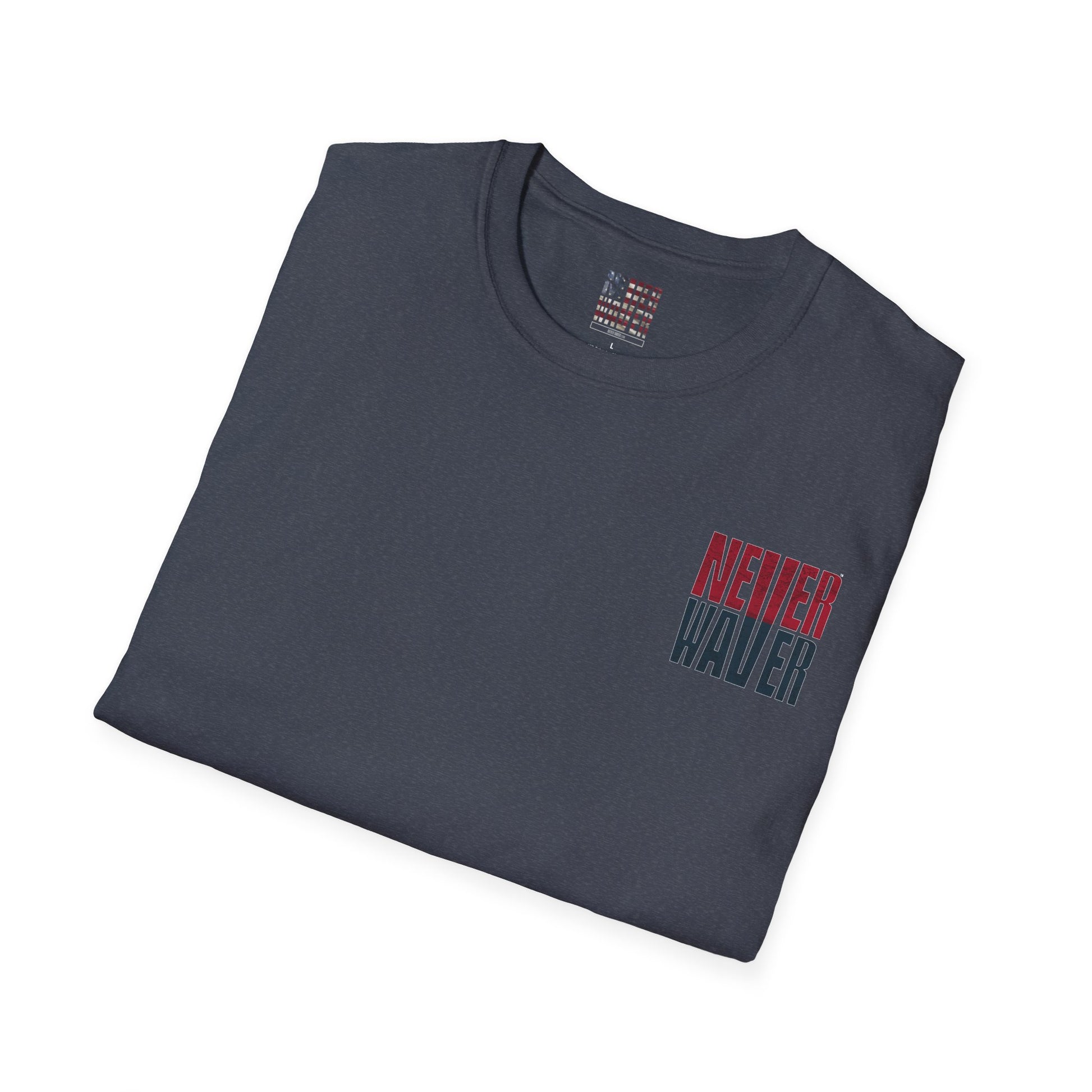 Houston Fans Never Waver Unisex Softstyle T-Shirt - Never Waver