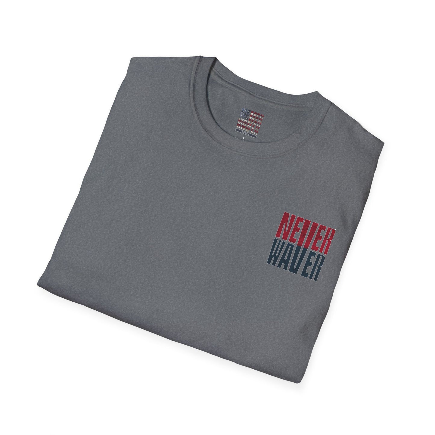 Houston Fans Never Waver Unisex Softstyle T-Shirt - Never Waver