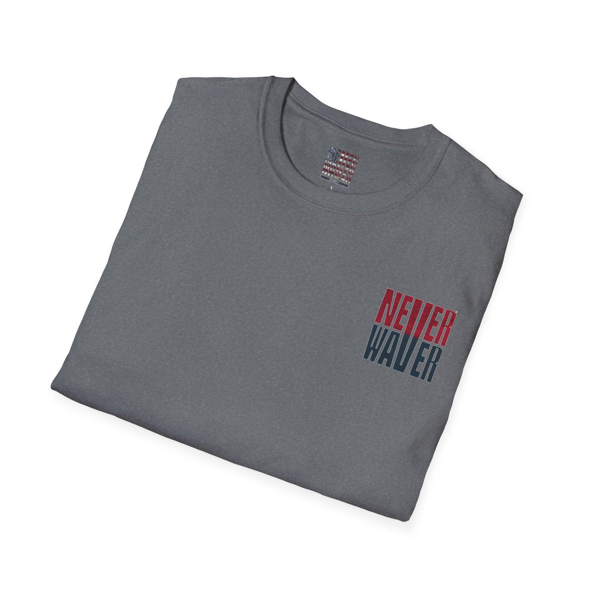 Houston Fans Never Waver Unisex Softstyle T-Shirt - Never Waver