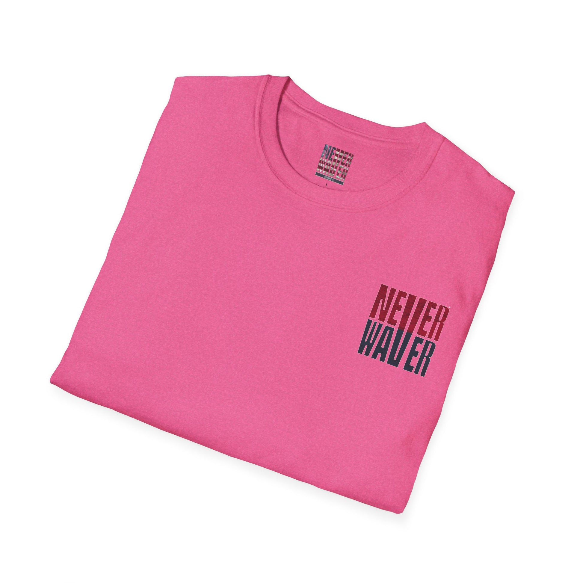 Houston Fans Never Waver Unisex Softstyle T-Shirt - Never Waver