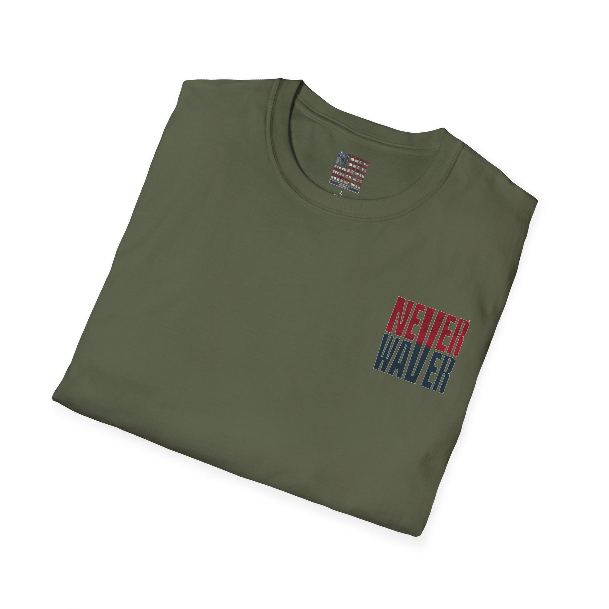 Houston Fans Never Waver Unisex Softstyle T-Shirt - Never Waver