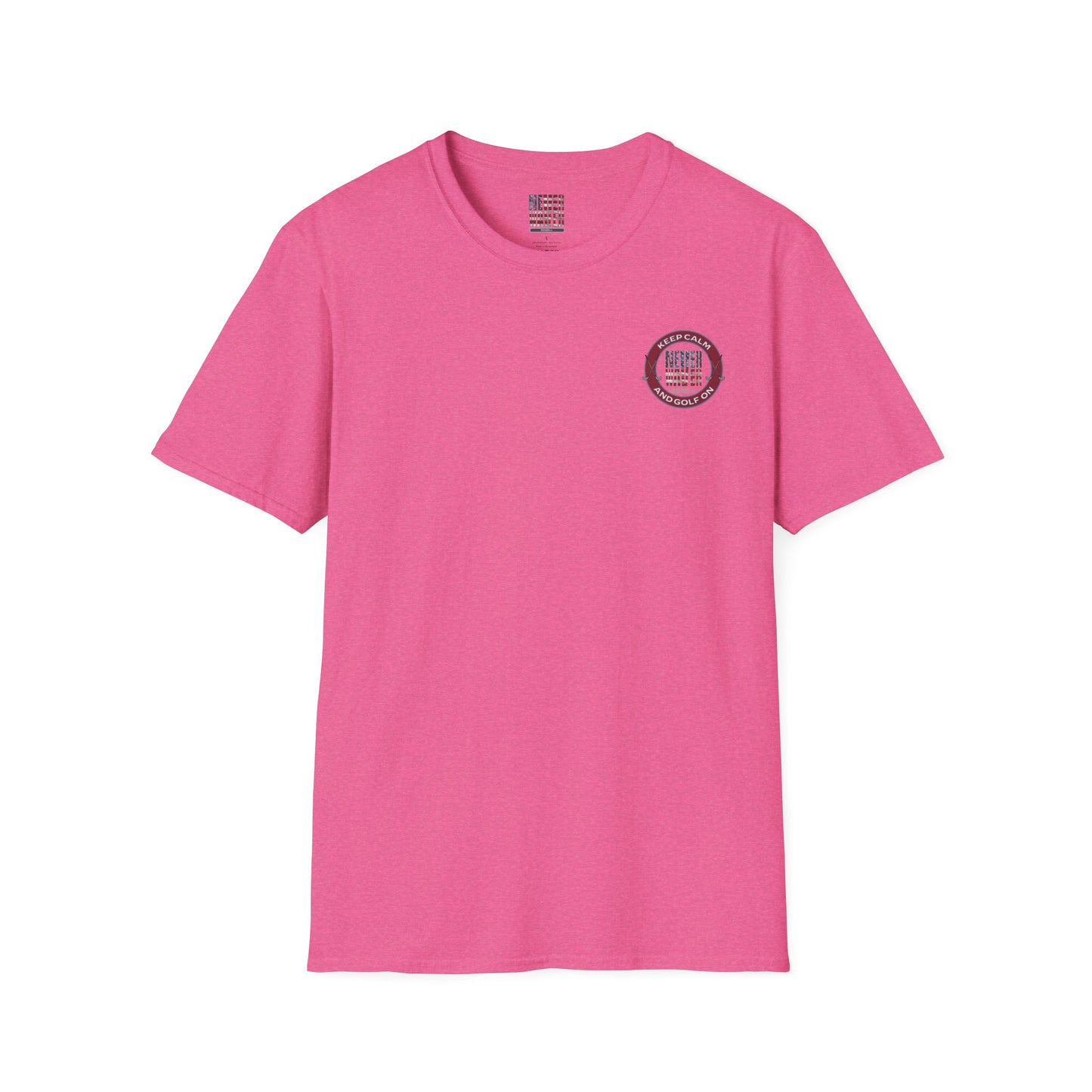 Keep Calm Never Waver & Golf On Unisex Soft style T-Shirt - Never Waver
