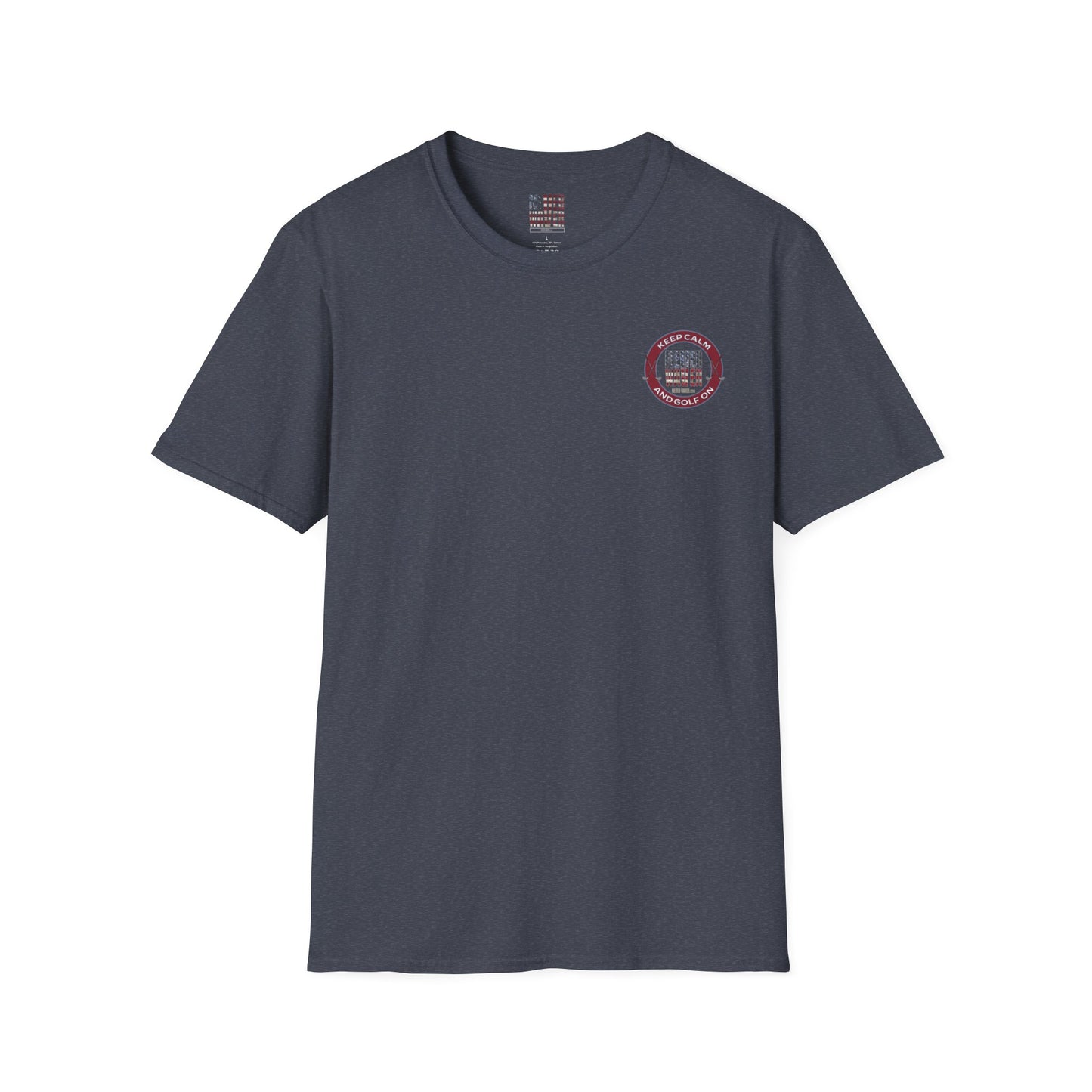 Keep Calm Never Waver & Golf On Unisex Soft style T-Shirt - Never Waver