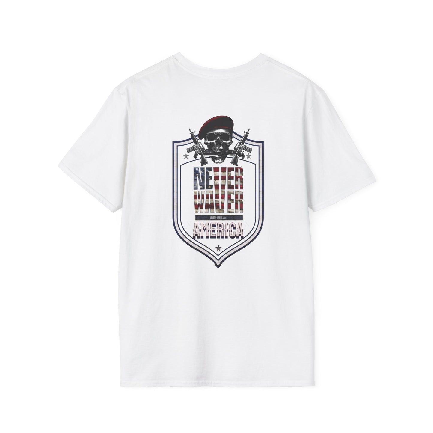 Never Waver America Unisex Soft style T-Shirt - Never Waver