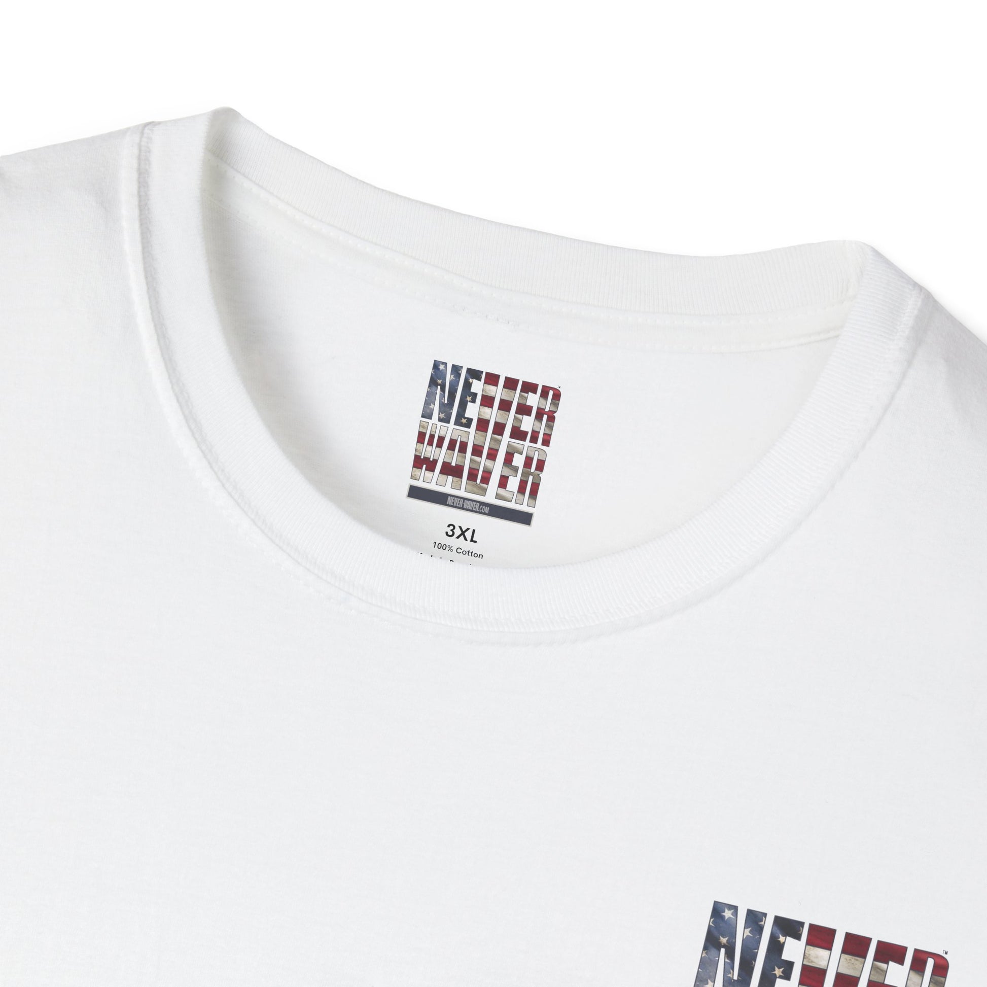 Never Waver America Unisex Soft style T-Shirt - Never Waver