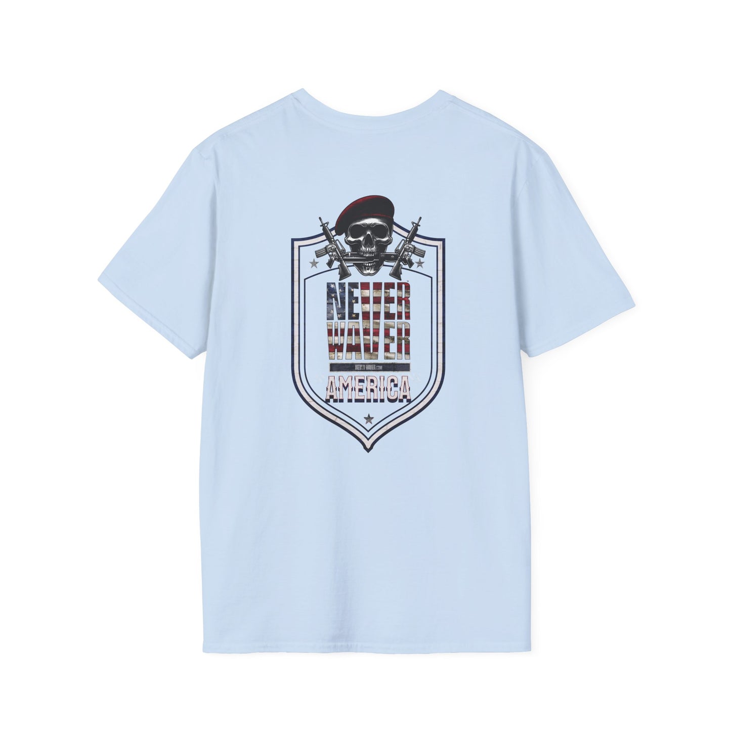 Never Waver America Unisex Soft style T-Shirt - Never Waver