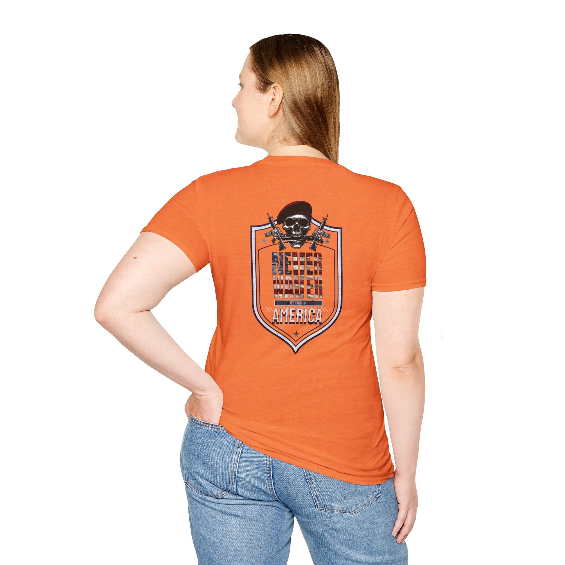 Never Waver America Unisex Soft style T-Shirt - Never Waver