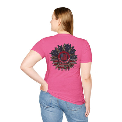 Never Waver Be Red White and A Little Bougie Unisex Soft style T-Shirt - Never Waver