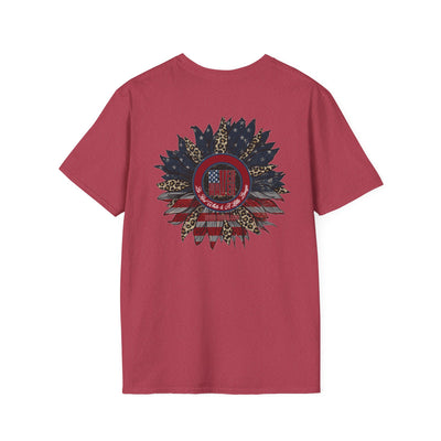 Never Waver Be Red White and A Little Bougie Unisex Soft style T-Shirt - Never Waver