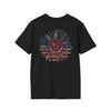 Never Waver Be Red White and A Little Bougie Unisex Soft style T-Shirt - Never Waver