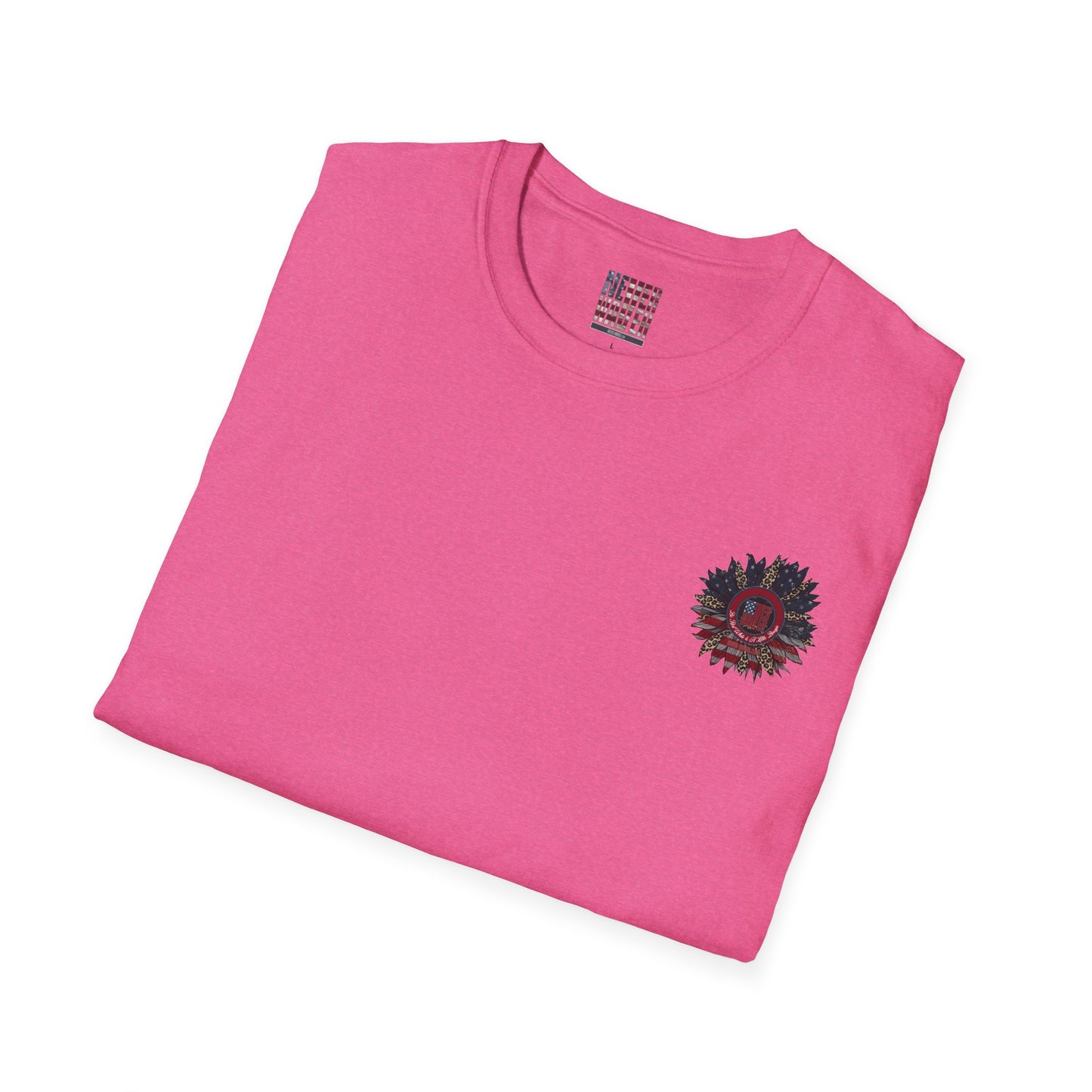Never Waver Be Red White and A Little Bougie Unisex Soft style T-Shirt - Never Waver