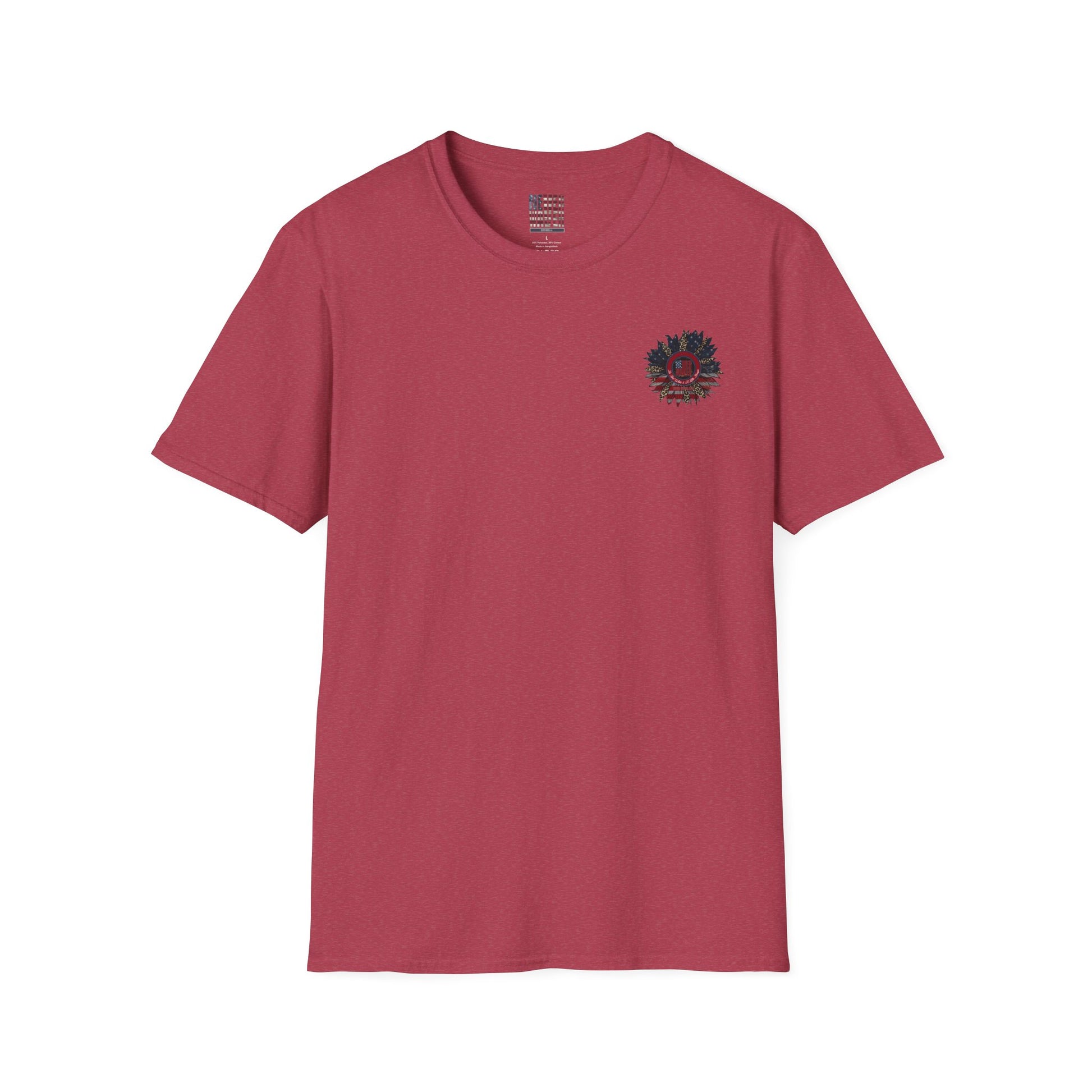 Never Waver Be Red White and A Little Bougie Unisex Soft style T-Shirt - Never Waver