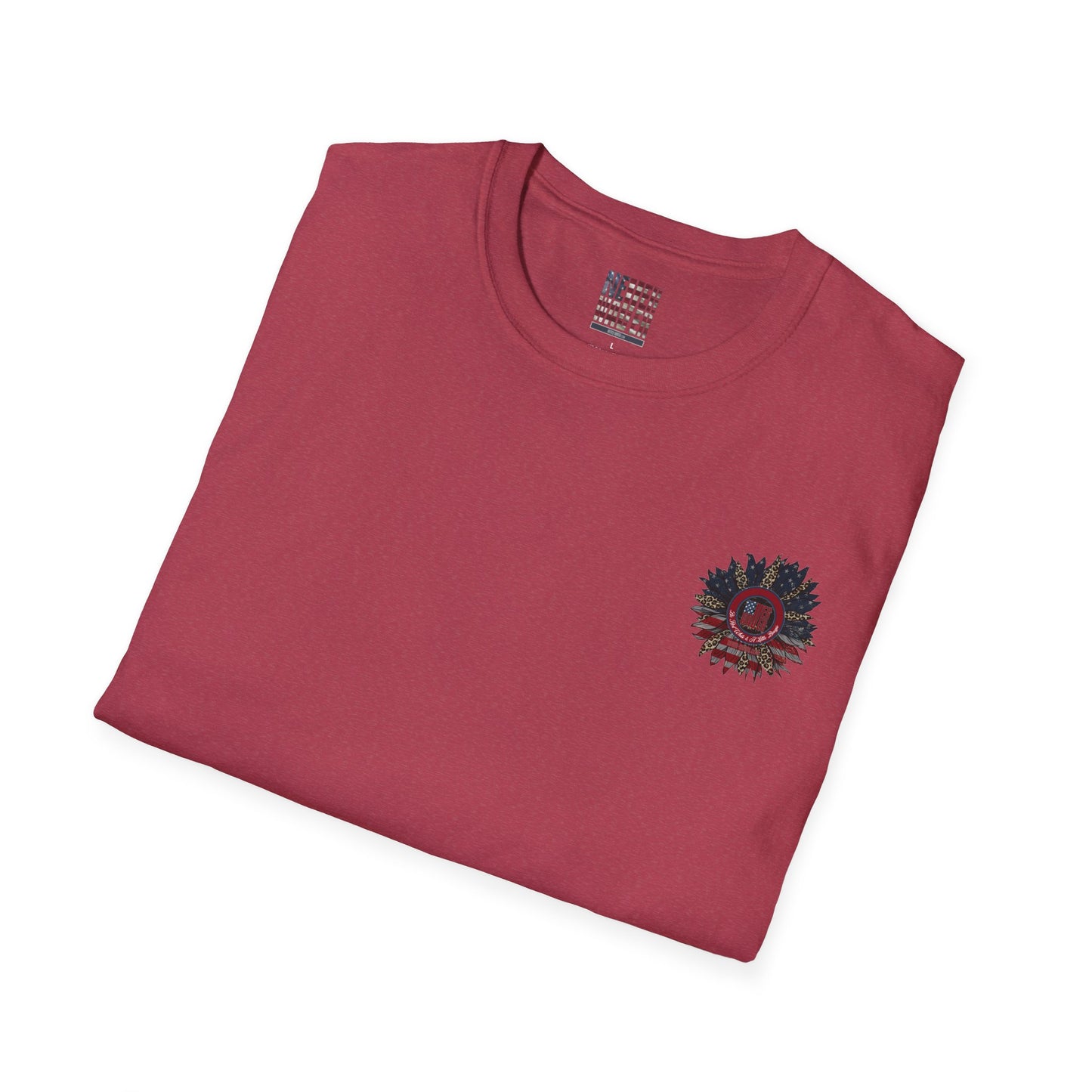 Never Waver Be Red White and A Little Bougie Unisex Soft style T-Shirt - Never Waver