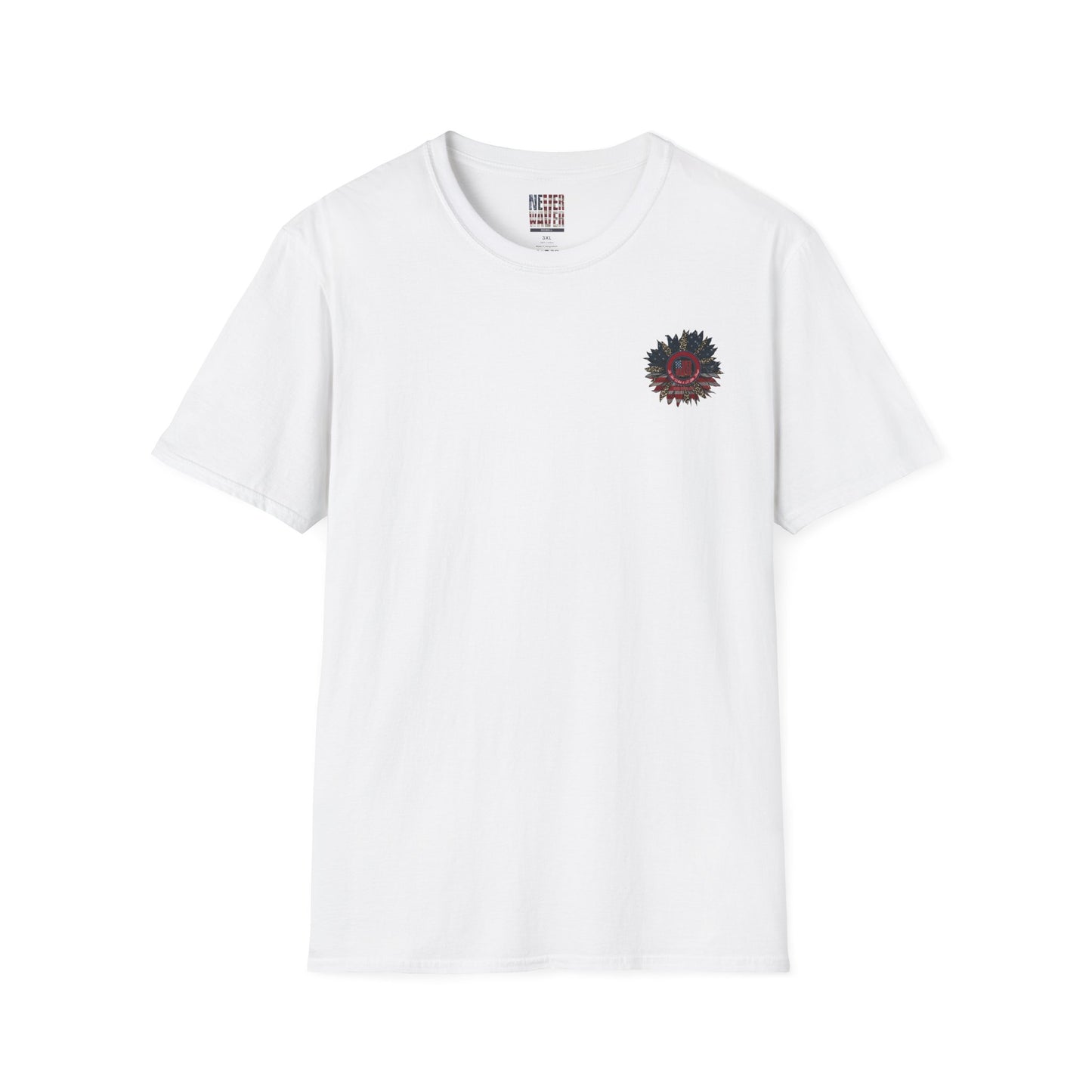 Never Waver Be Red White and A Little Bougie Unisex Soft style T-Shirt - Never Waver