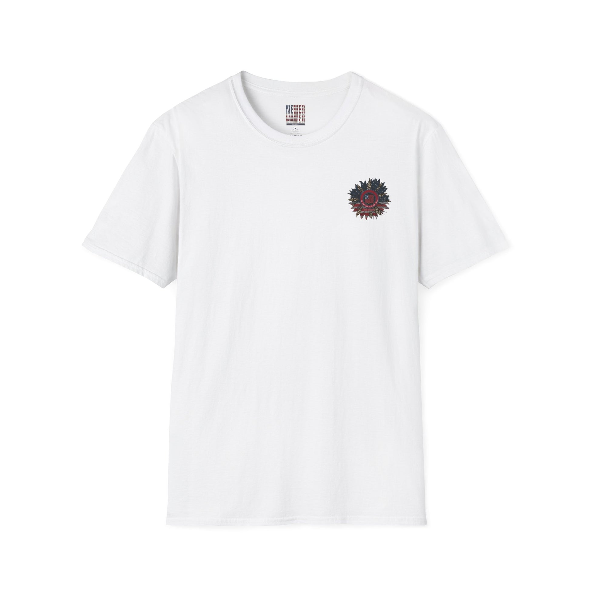 Never Waver Be Red White and A Little Bougie Unisex Soft style T-Shirt - Never Waver