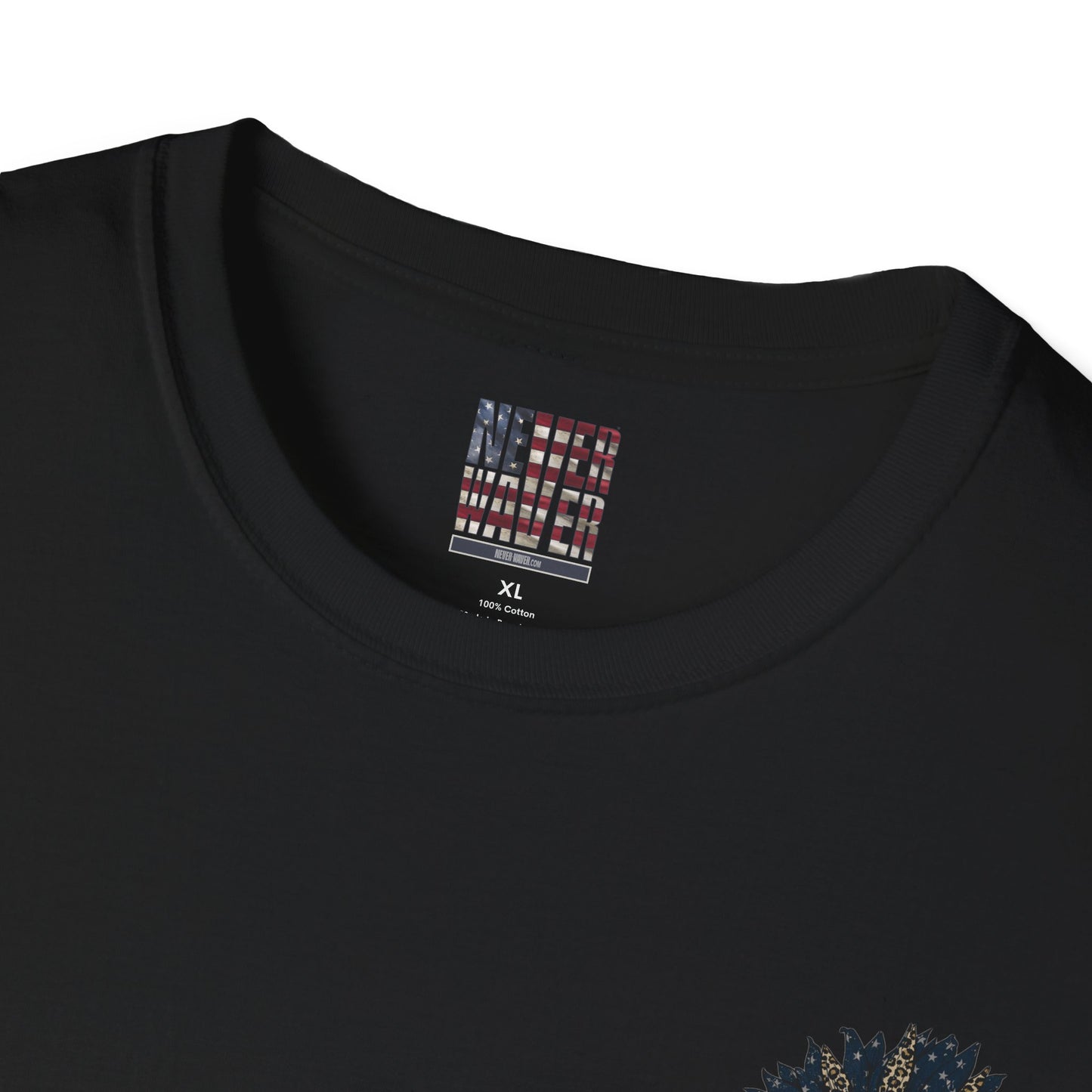 Never Waver Be Red White and A Little Bougie Unisex Soft style T-Shirt - Never Waver