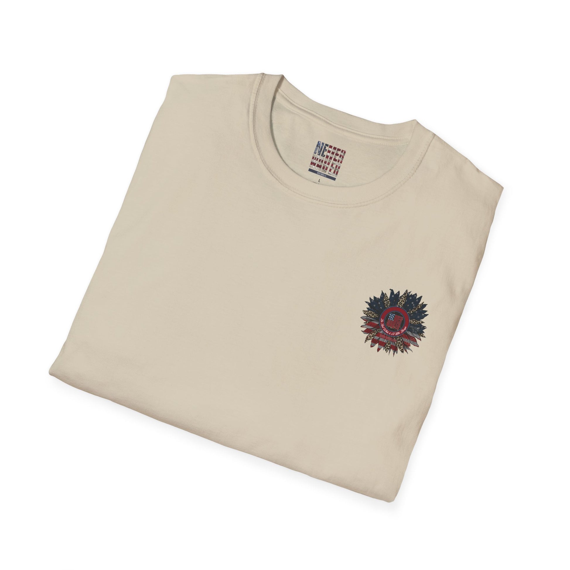 Never Waver Be Red White and A Little Bougie Unisex Soft style T-Shirt - Never Waver