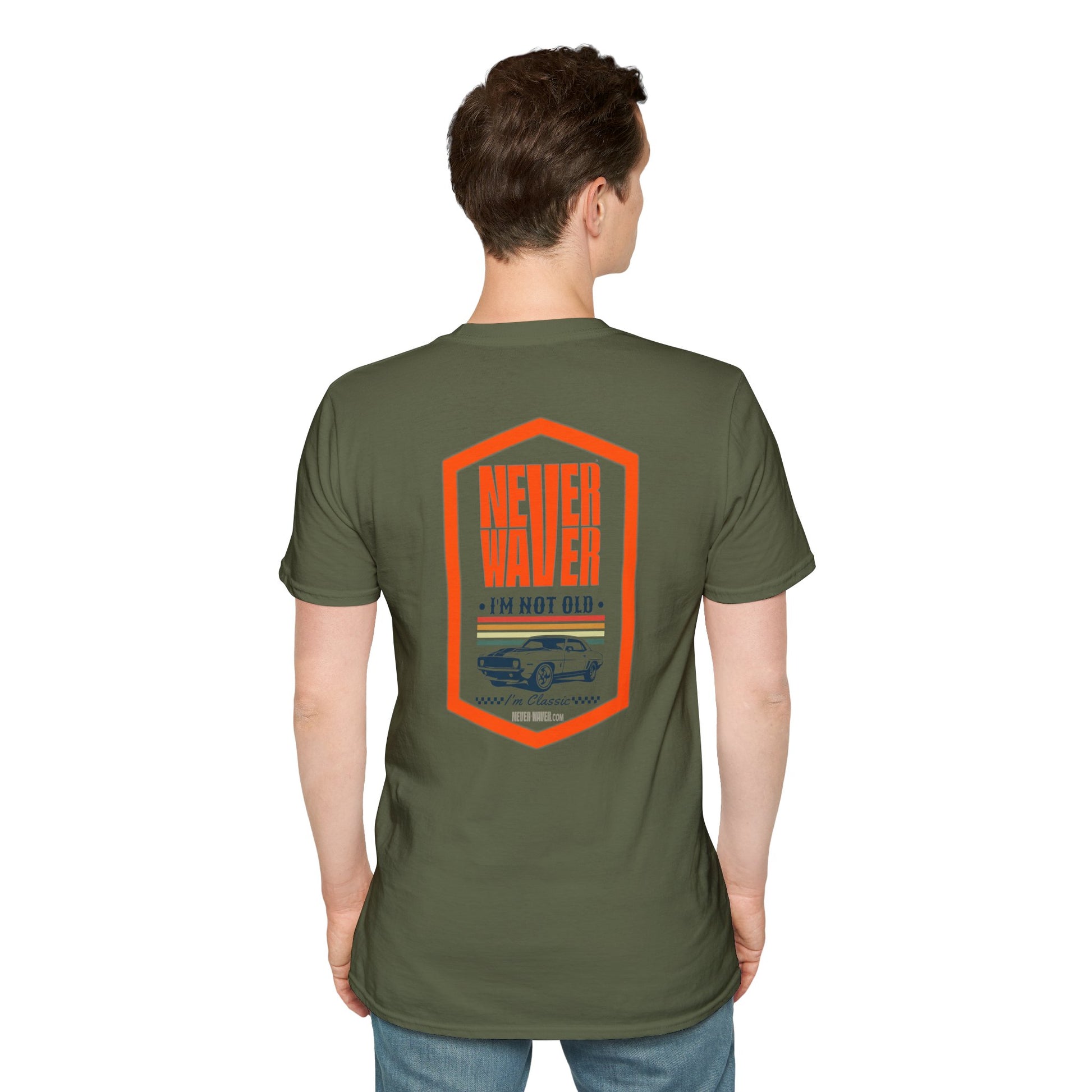 Never Waver I'm not old I'm a classic Unisex Soft style T-Shirt - Never Waver