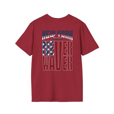 New York Fans Never Waver Unisex Softstyle T-Shirt - Never Waver