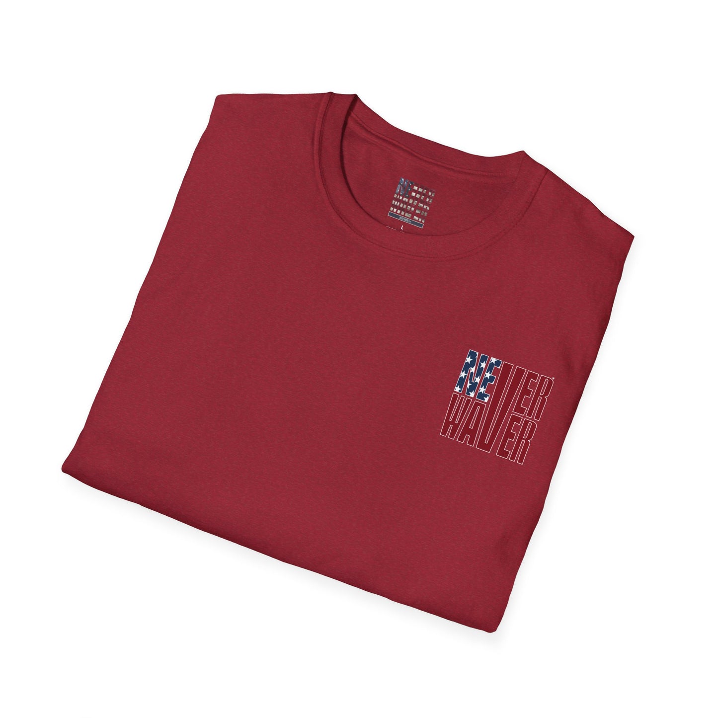New York Fans Never Waver Unisex Softstyle T-Shirt - Never Waver