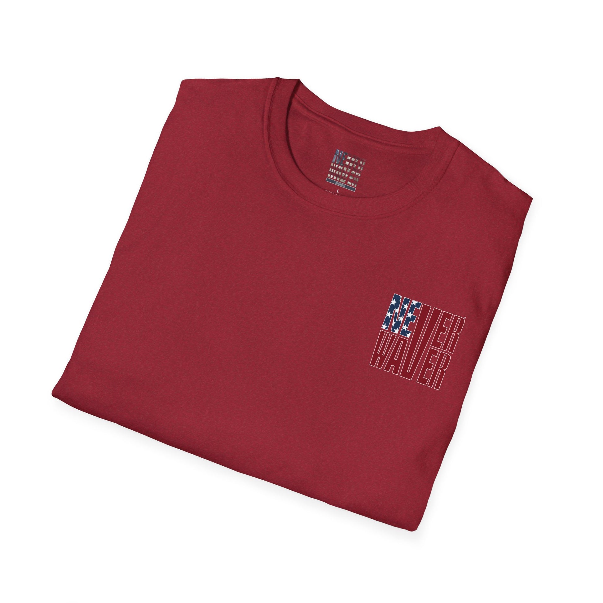 New York Fans Never Waver Unisex Softstyle T-Shirt - Never Waver