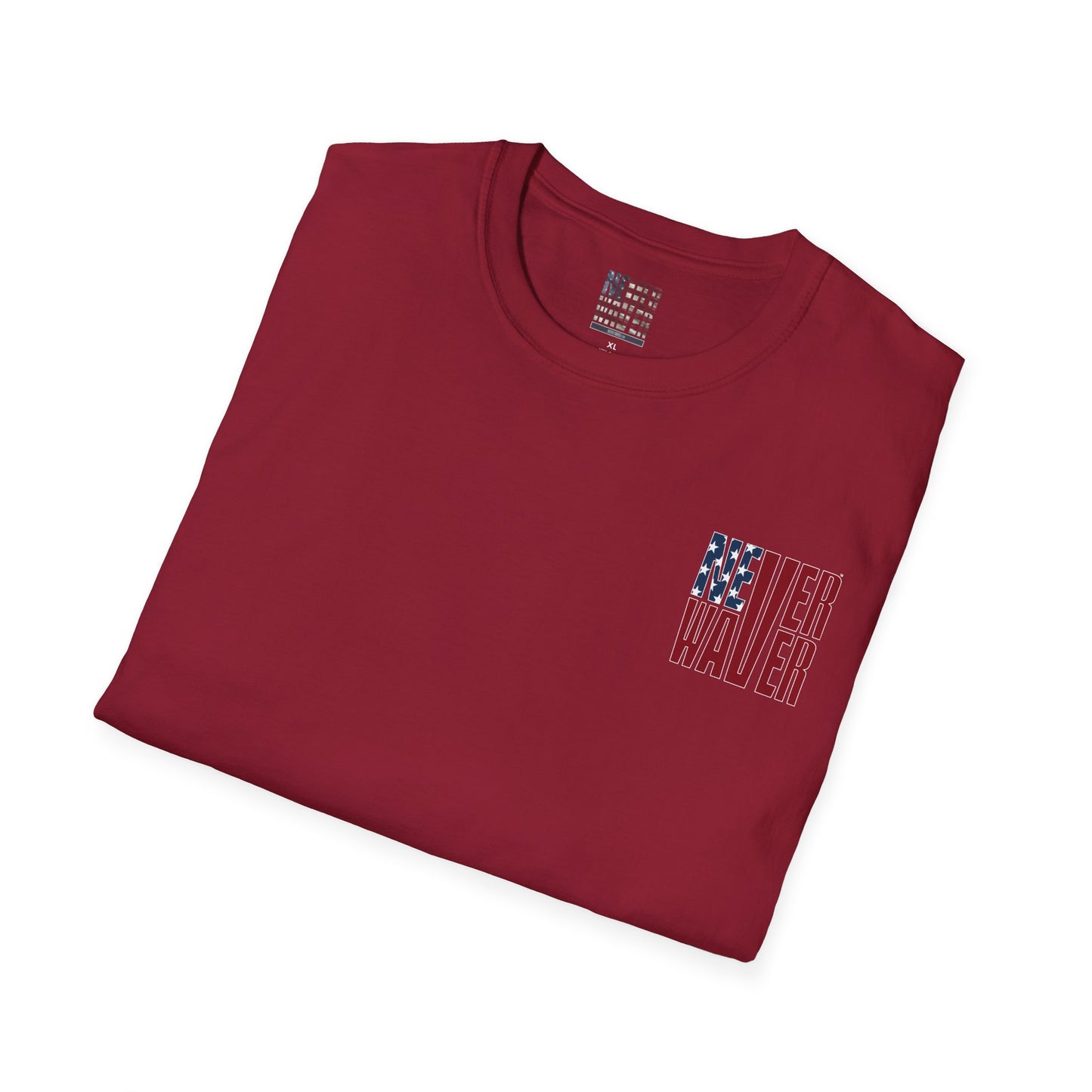 New York Fans Never Waver Unisex Softstyle T-Shirt - Never Waver