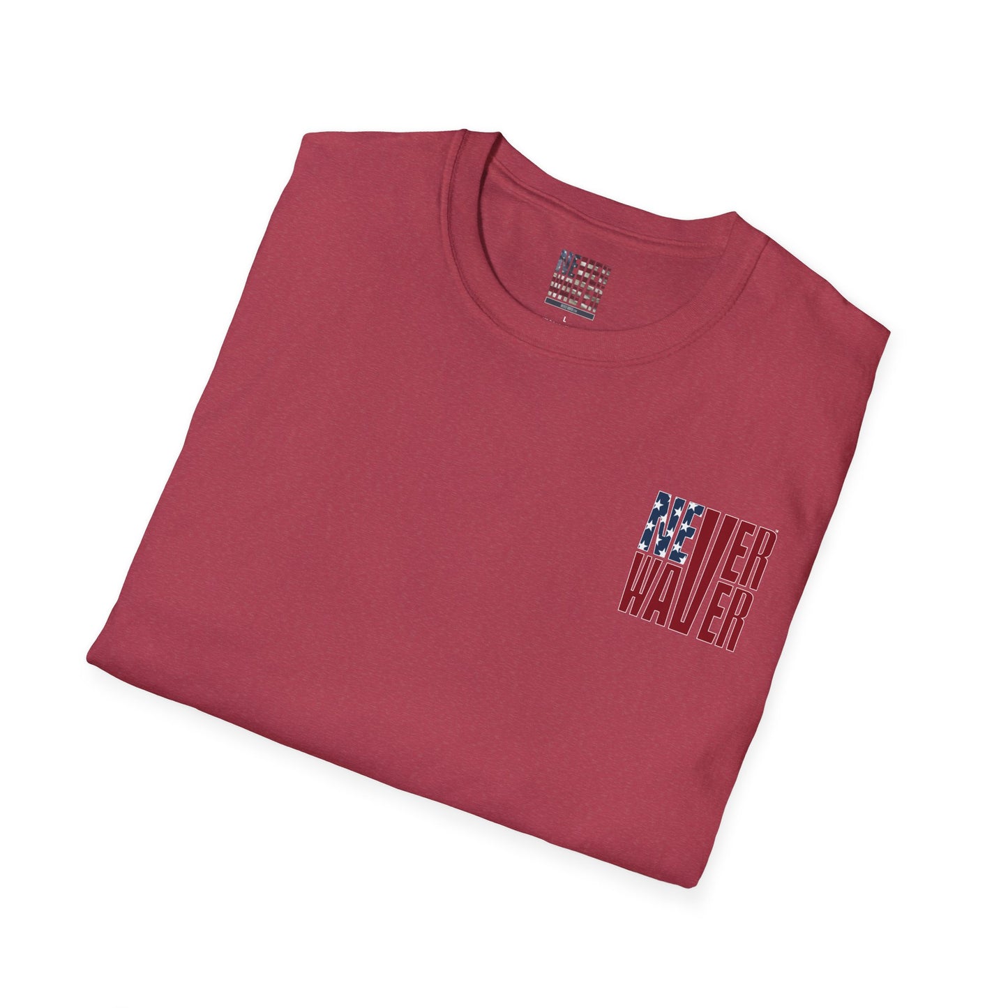 New York Fans Never Waver Unisex Softstyle T-Shirt - Never Waver