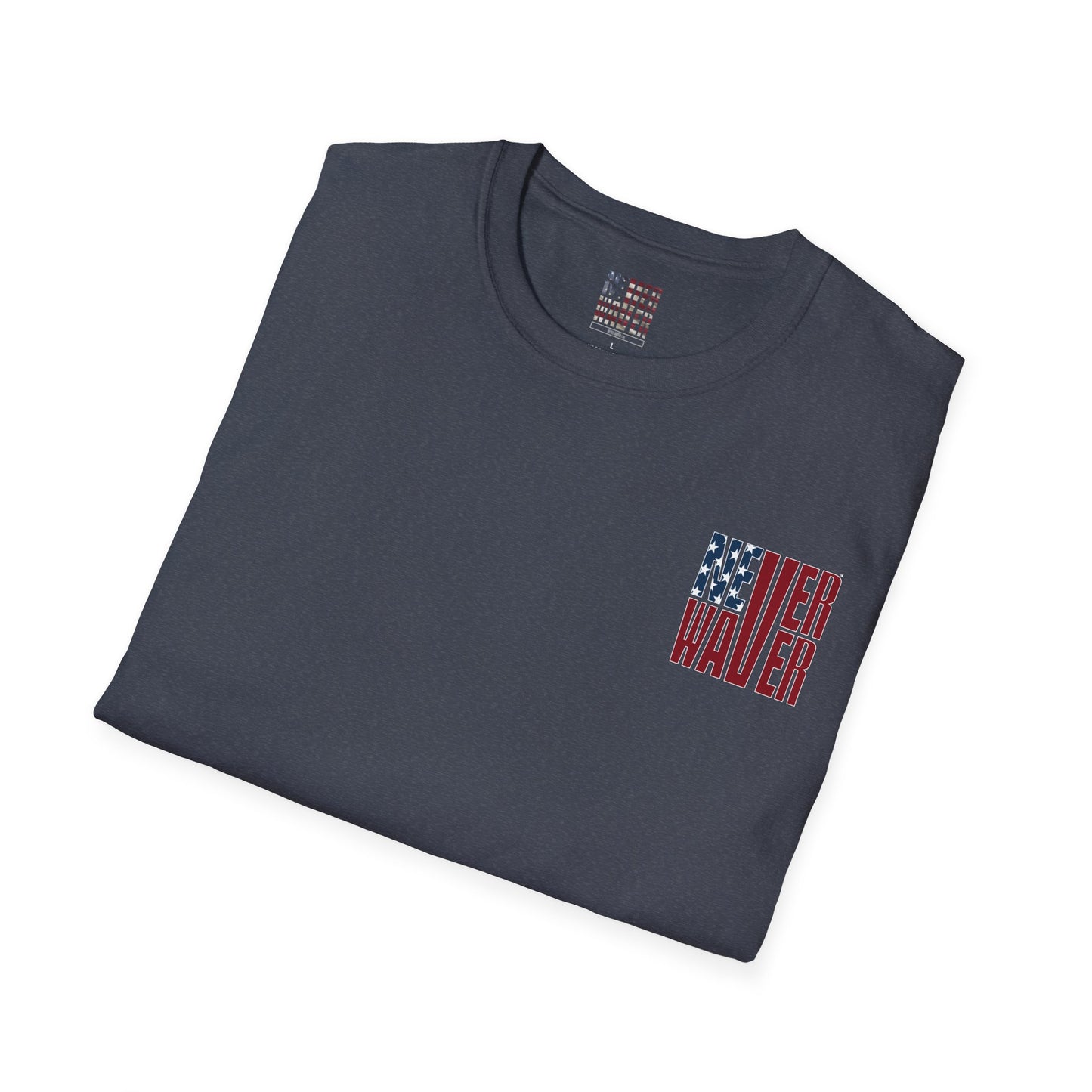 New York Fans Never Waver Unisex Softstyle T-Shirt - Never Waver
