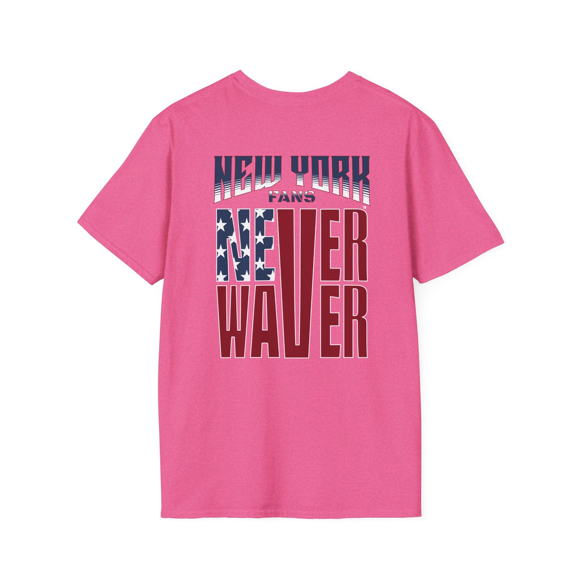 New York Fans Never Waver Unisex Softstyle T-Shirt - Never Waver