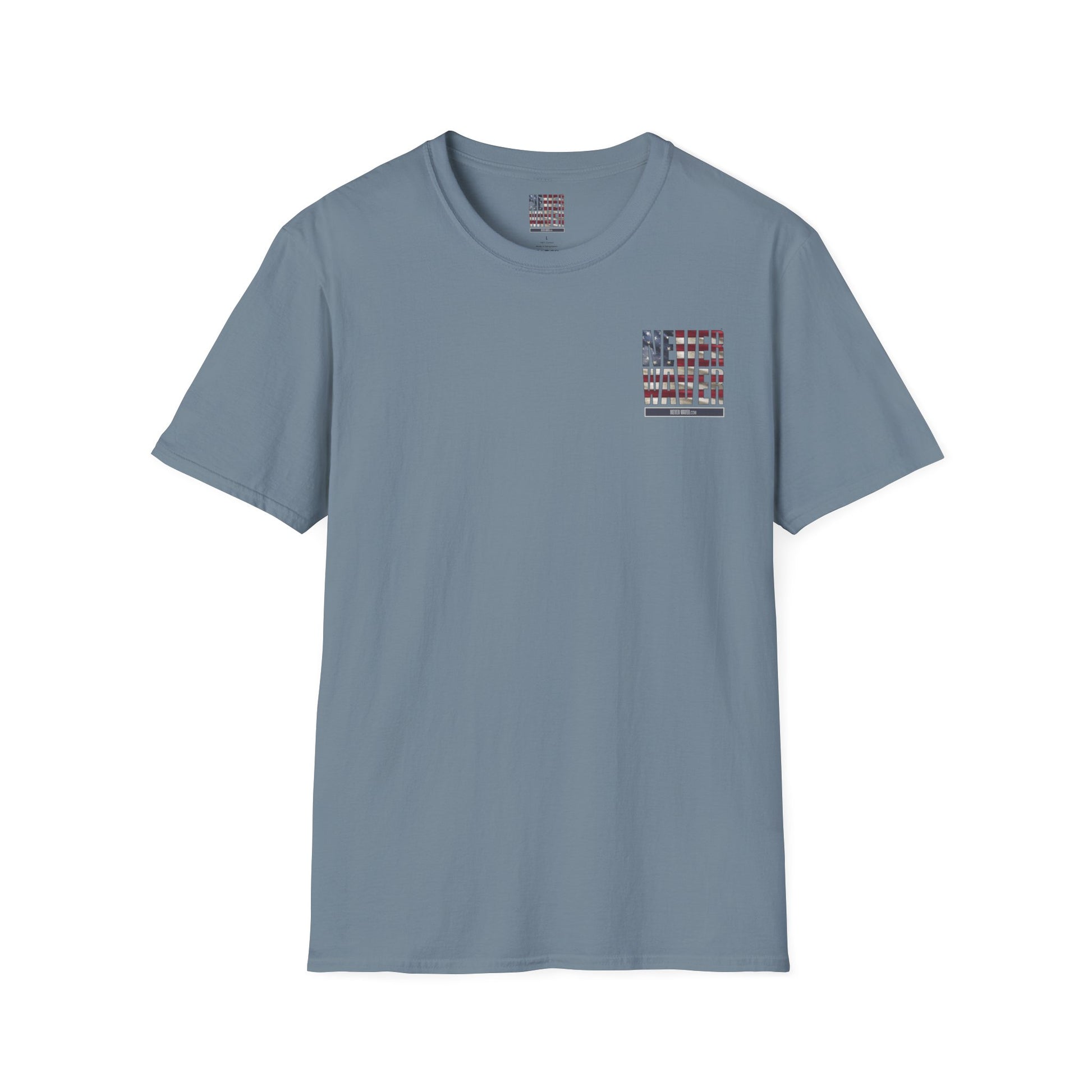 Respect Is Earned  Never Waver It's Not Given Unisex Softstyle T-Shirt - Never Waver
