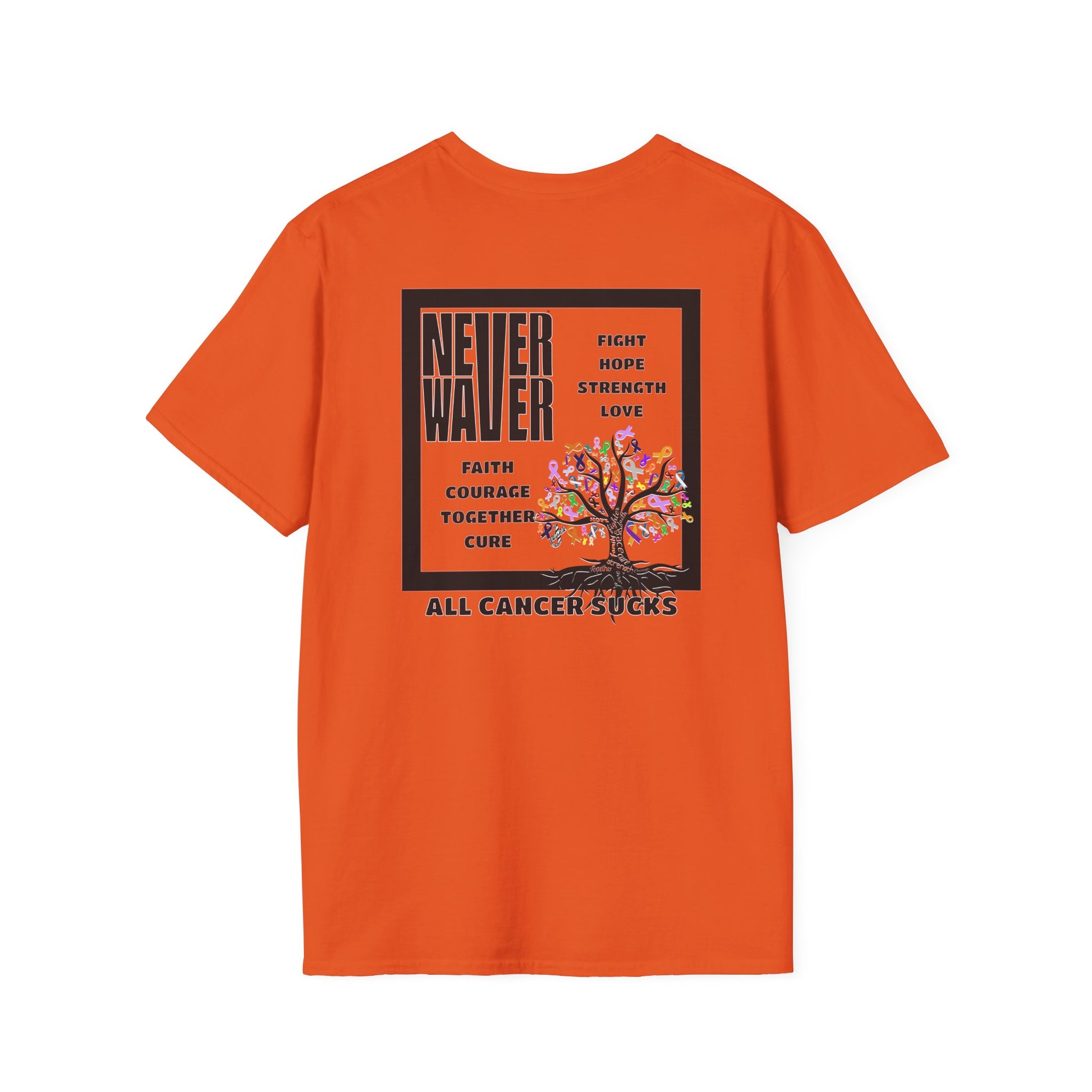 Never Waver ALL CANCERS SUCK! Unisex T-Shirt - Never Waver