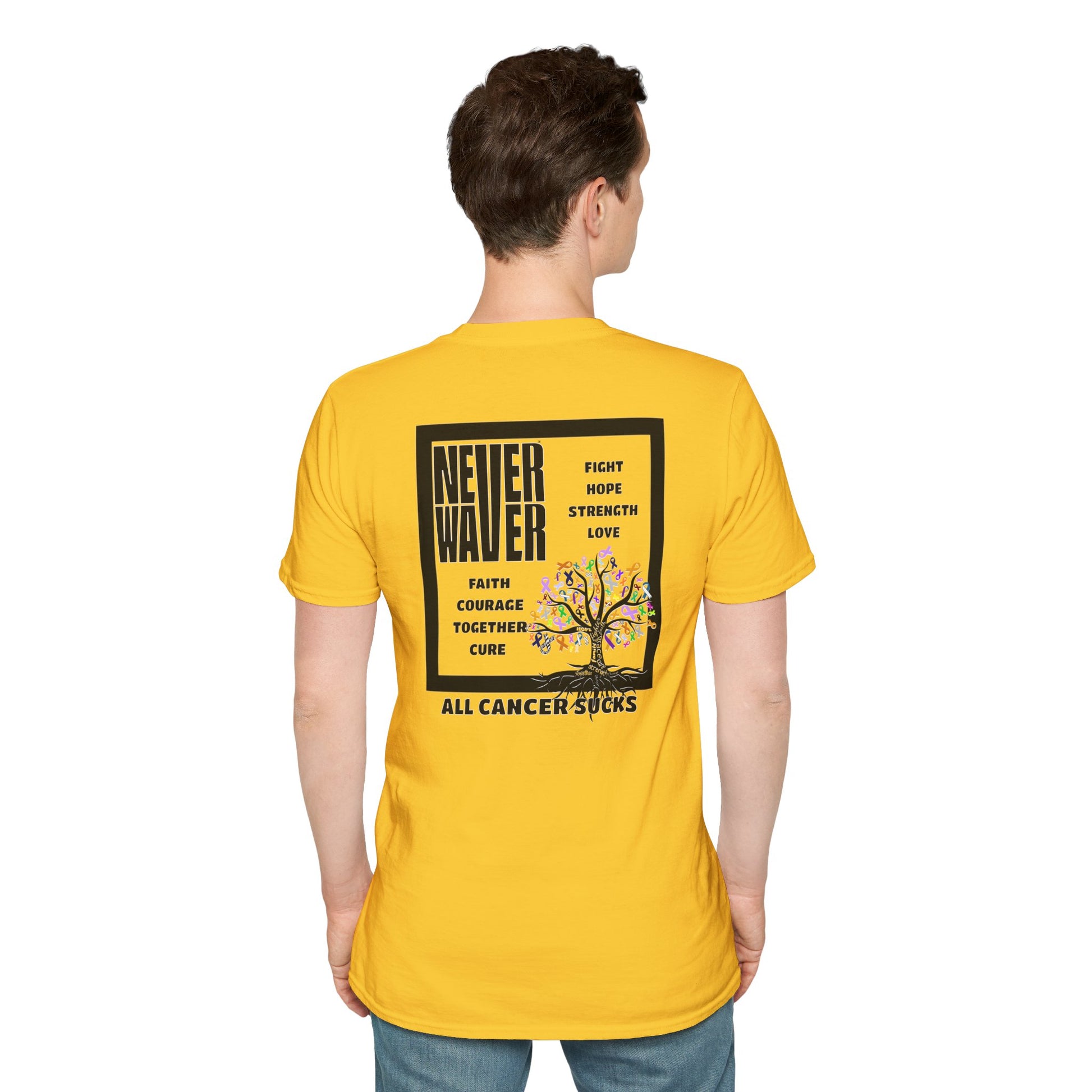 Never Waver ALL CANCERS SUCK! Unisex T-Shirt - Never Waver