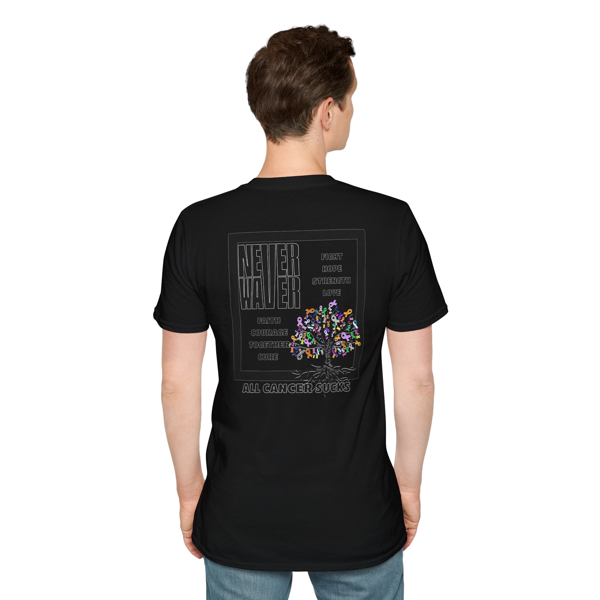 Never Waver ALL CANCERS SUCK! Unisex T-Shirt - Never Waver