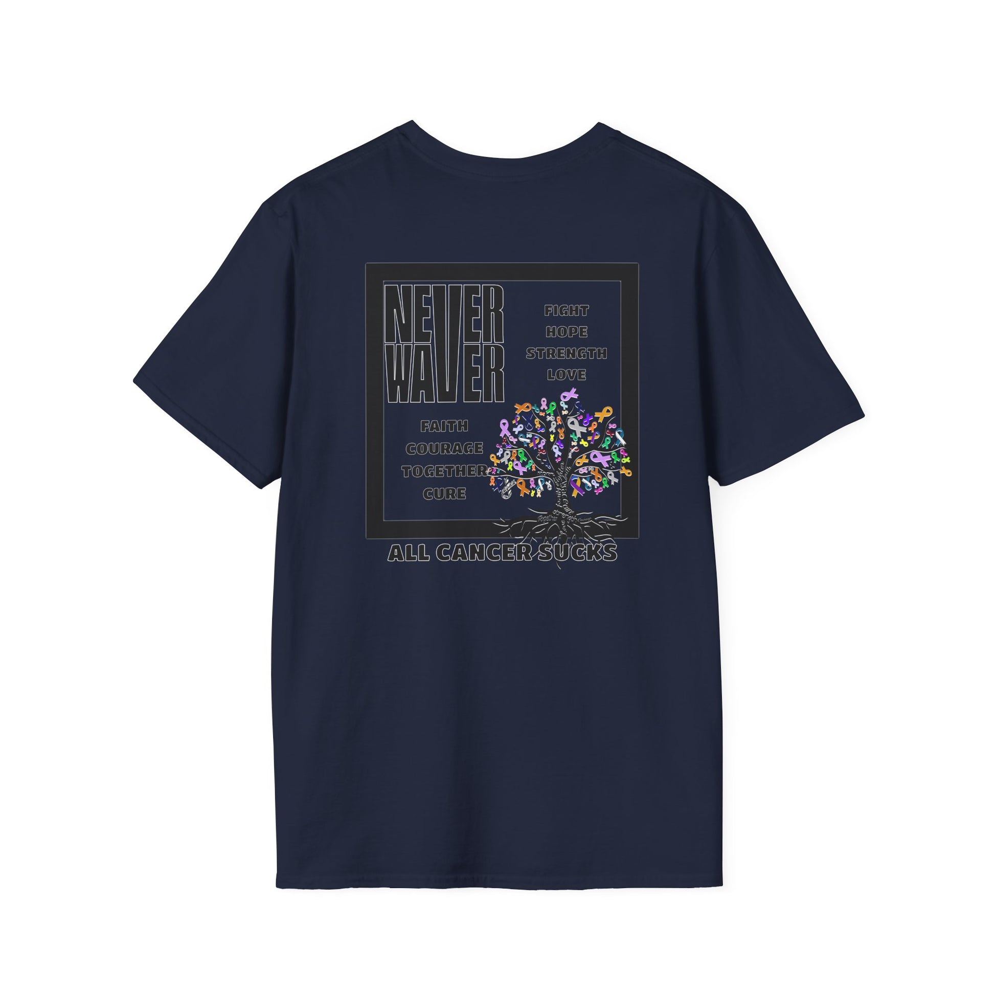 Never Waver ALL CANCERS SUCK! Unisex T-Shirt - Never Waver