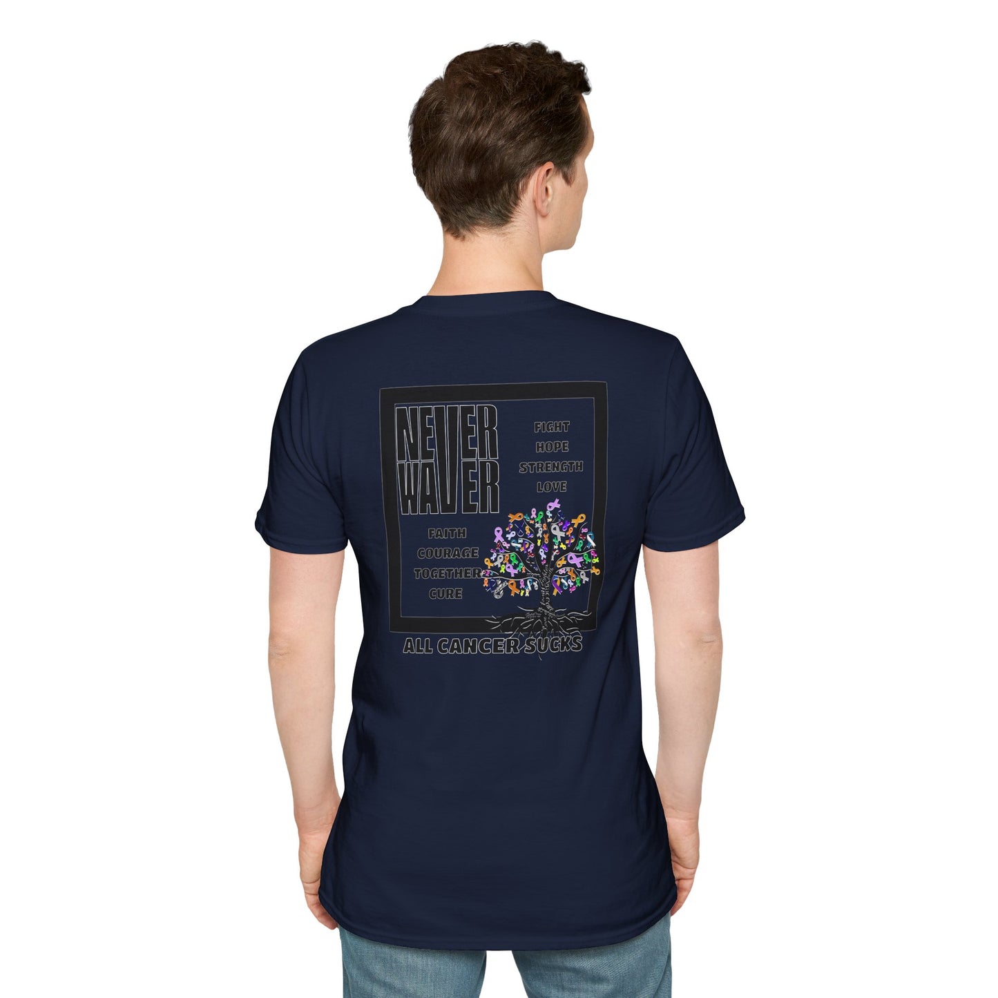 Never Waver ALL CANCERS SUCK! Unisex T-Shirt - Never Waver