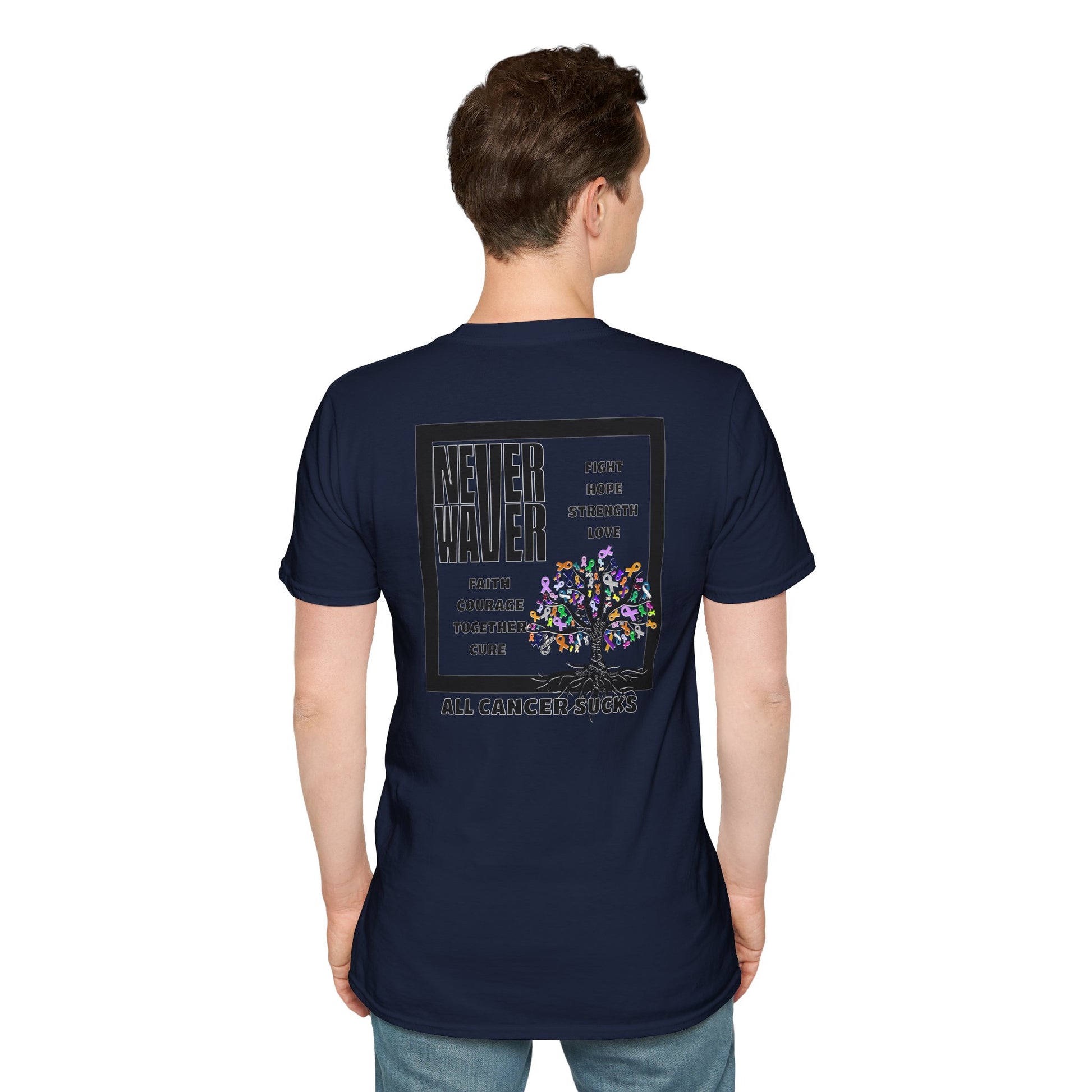 Never Waver ALL CANCERS SUCK! Unisex T-Shirt - Never Waver